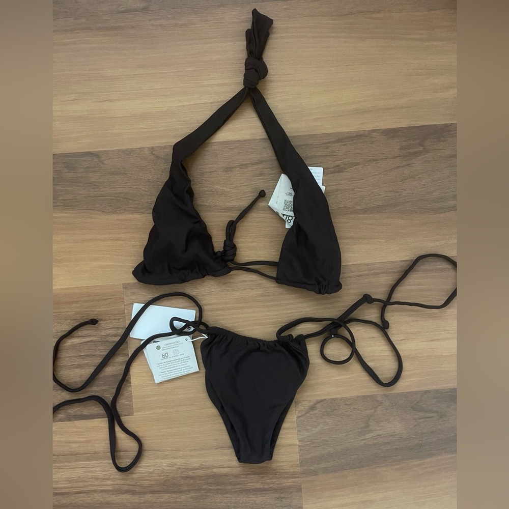 Chocolate Brown Two Piece Bikini